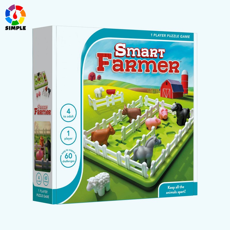 SmartGames Smart Farmer Board Game, a Fun, STEM Focused Cognitive Skill-Building Brain Game and Puzz