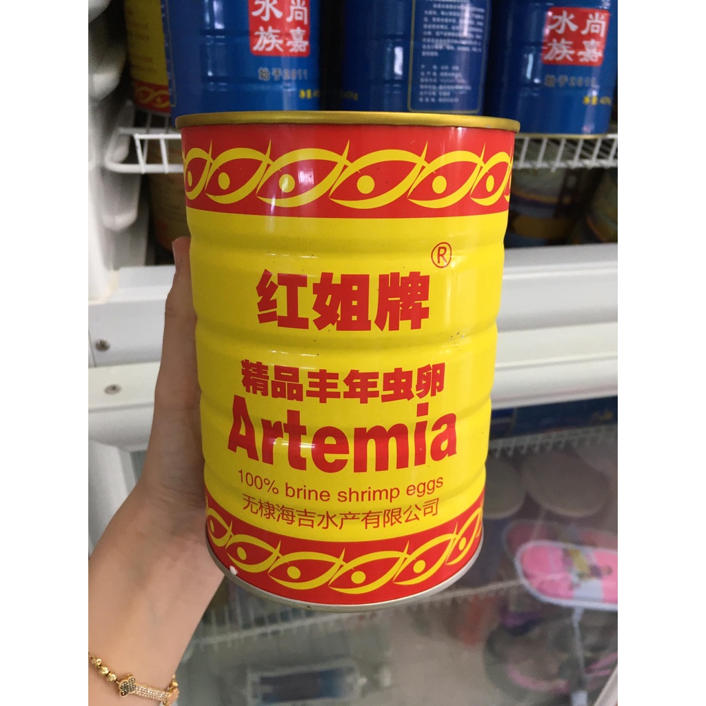 🐠🐟 50G Artemia Ấp Nở TQ Lon Vàng tỉ lệ nở rất cao, giá trị dinh dưỡng cao , date mới nhất