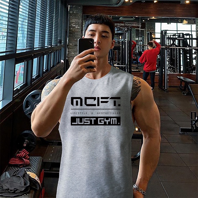 Áo ba lỗ nam , Áo tanktop nam tập gym bóng rỗ Hình 𝐌𝐂𝐅𝐓 vải cotton nhiều màu đủ size