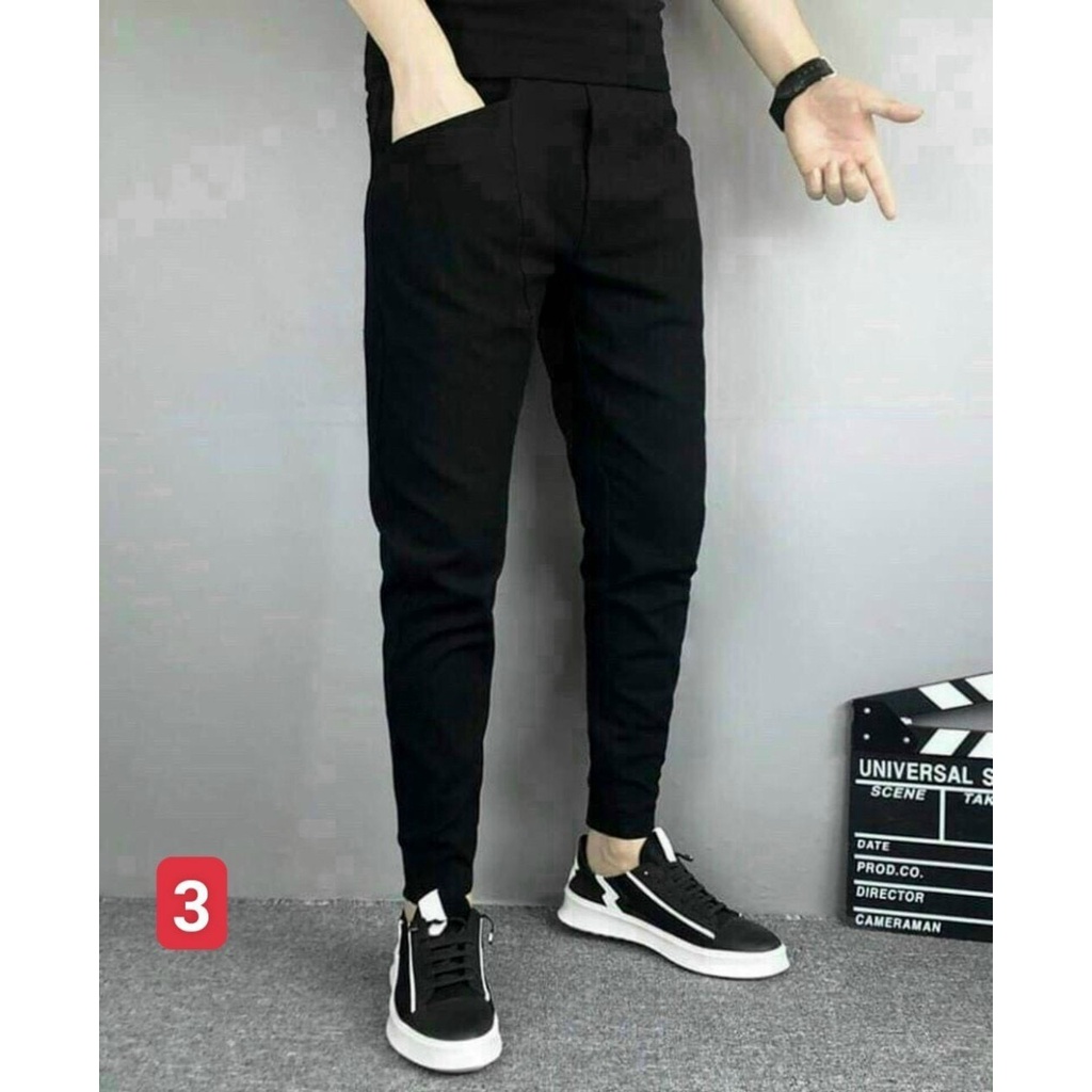 Quần Jean Jogger nam ống suông đứng chất vải jean dày dặn chuẩn form HIPHOPSHOP123 b4