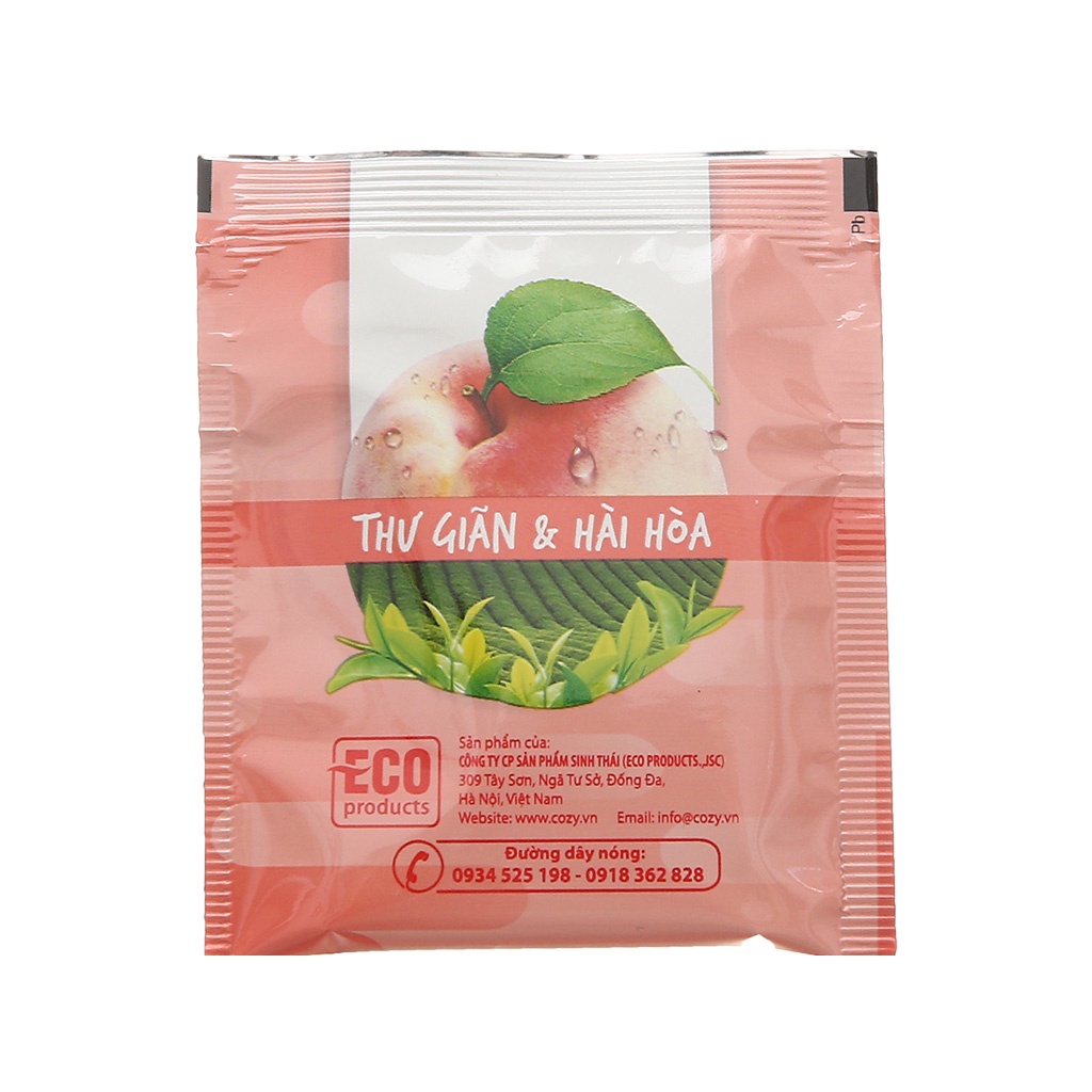 Trà đào Cozy - Trà túi lọc hương đào và Trà hòa tan Cozy Icetea