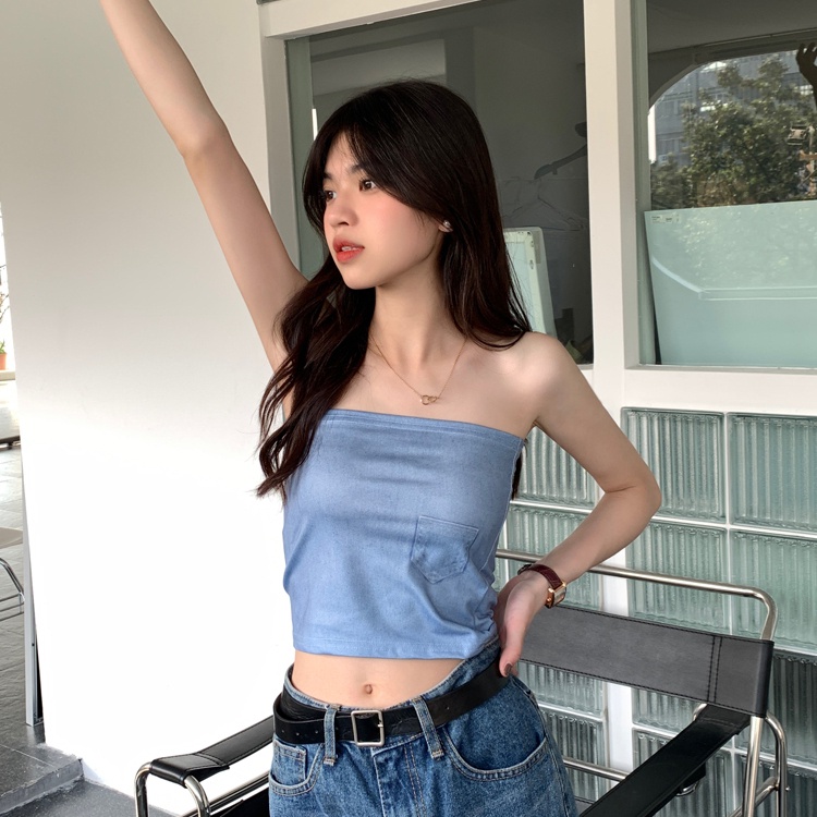 Suxi Áo Lót Không Dây Đơn Giản Quyến Rũ Thời Trang Xuân Hè Cho Nữ