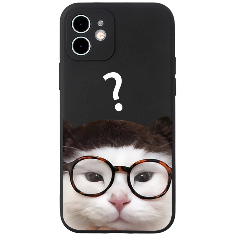 Ốp điện thoại JURSUE cặp đôi dễ thương đẹp mèo dẻo Cho iPhone 14 13 12 11 Pro Max SE 2020 X XR XS 8 7 ip 6S 6 Plus kute XYH1200