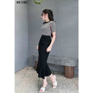 Chân váy đuôi cá công sở FREE SIZE chất liệu vải thun mát lạnh co giãn 4 chiều không bai, không xù.