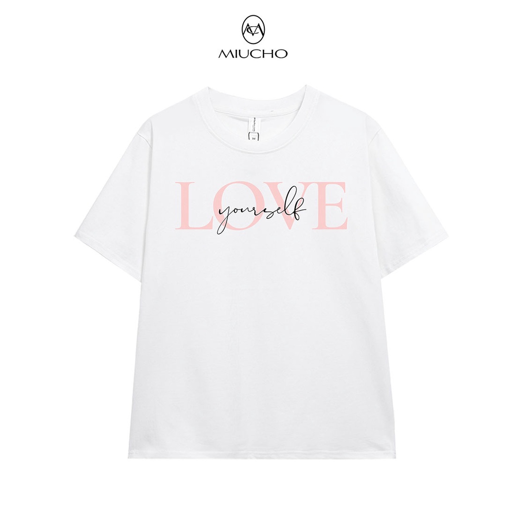 Áo thun nữ cổ tròn chất liệu cotton mềm mại form regular AR013 Miucho basic