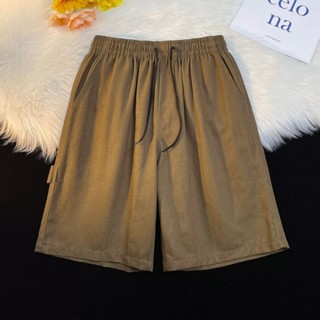  Quần Short Nam Kiểu Vintage Hàn Quốc Chất Lượng Cao Cho quần đùi kaki nữ from rộng quần ngắn nam quần thun nam ngắn 