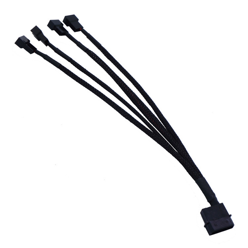 Dây Cáp Nối Dài Chuyển Đổi Nguồn Quạt Tản Nhiệt IDE Molex 4Pin Sang 4 3 / 4Pin Cho Máy Tính