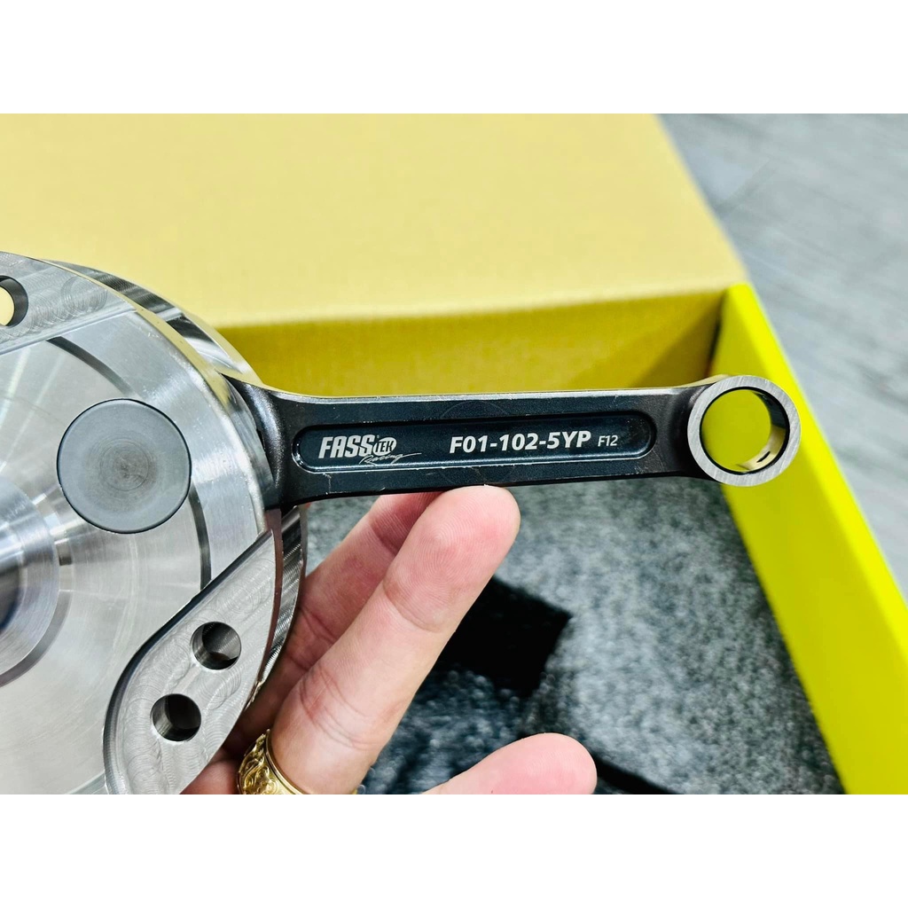 Dên FASSTEK RACING +4.65  tay 102 cho Exciter 135 CÔN TỰ ĐỘNG