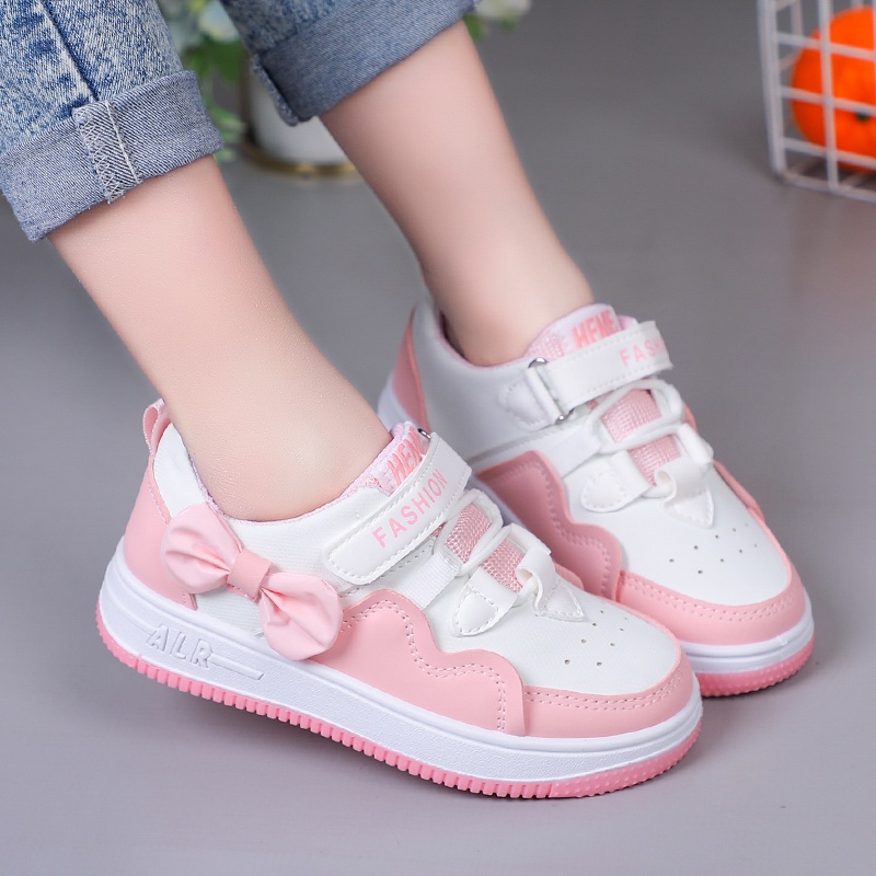 Giày Thể Thao Đế Mềm Chống Trượt Thoải Mái Phong Cách Hàn Quốc Cho Bé Gái