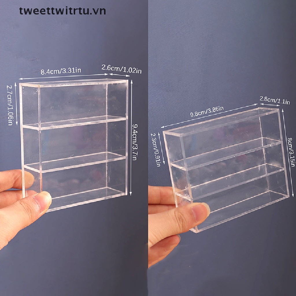 1 Kệ Đựng Đồ Nhiều Tầng Trang Trí Nhà Búp Bê 1: 12