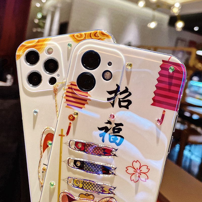 Ốp Lưng Hình Mèo Cầu Tài Nhiều Mẫu Mã Cho Điện Thoại iPhone 7 8 Plus X Xr Xsmax 11 12 13 14 Pro Max