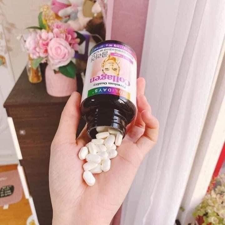 VIÊN UỐNG COLLAGEN WHITE HOLIDAYS PREMIUM - HÀN QUỐC.HỘP 120V