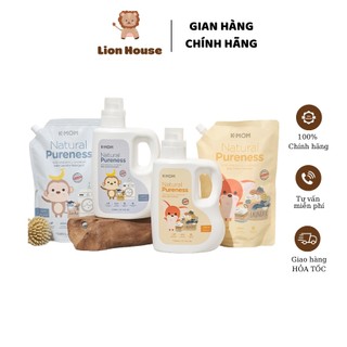 Nước giặt xả đồ sơ sinh hữu cơ organic Kmom-Hàn Quốc