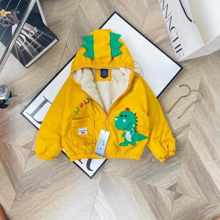 MK167 Áo khoác gió lót lông cho bé 10-28kg