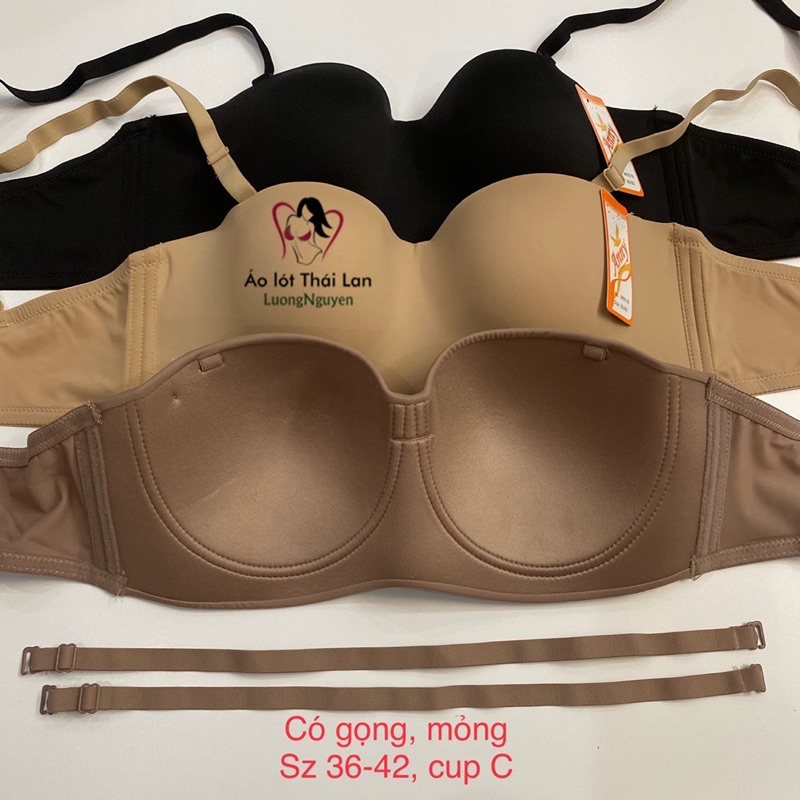 Áo lót áo ngực cup ngang bigsize Thái lan Anny A9578 quả to cup C có gọng chống xệ size 36 đến size 42