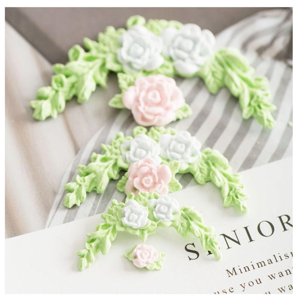 AUGUSTINA Khuôn Silicone Tạo Hình Bó Hoa Hồng Trang Trí DIY Tiện Lợi