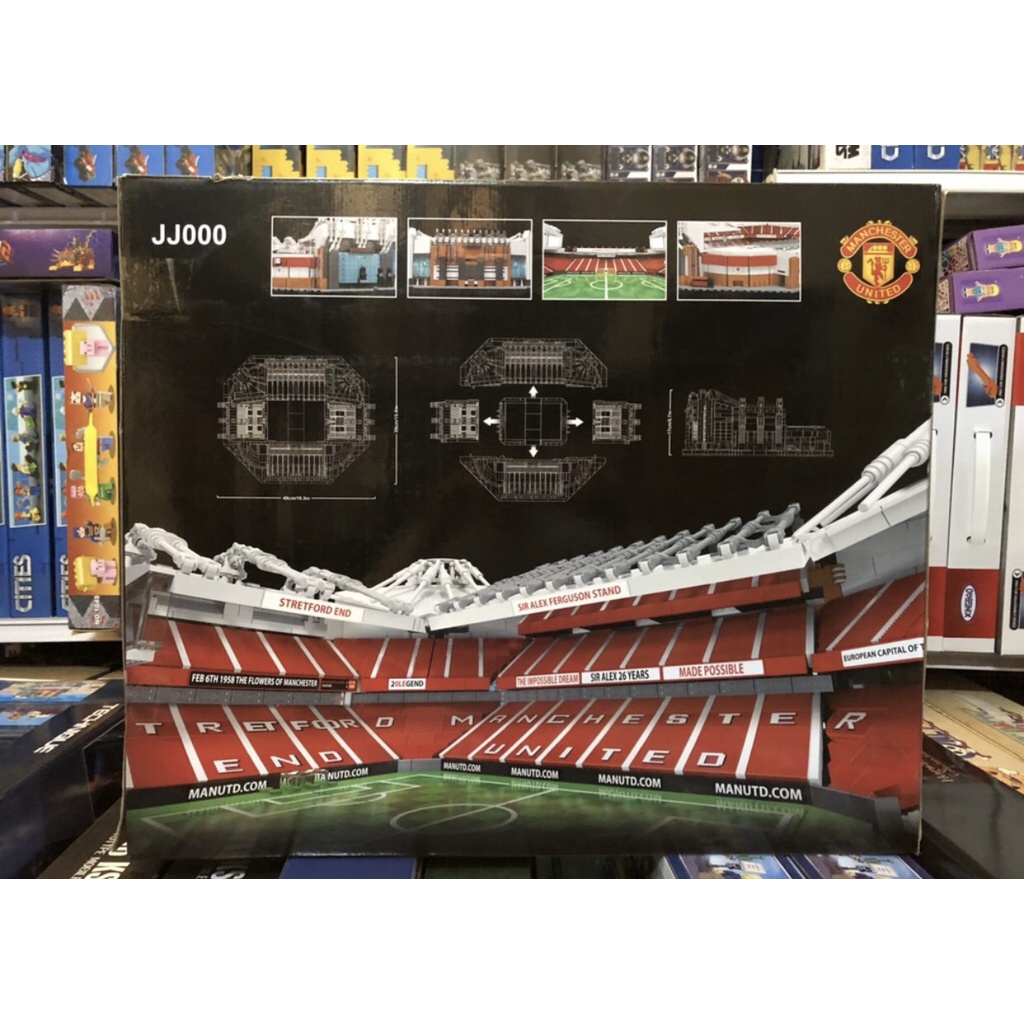 Xếp Hình Leji 10202 Sân Vận Động Old Trafford Của Manchester 3908 Mảnh