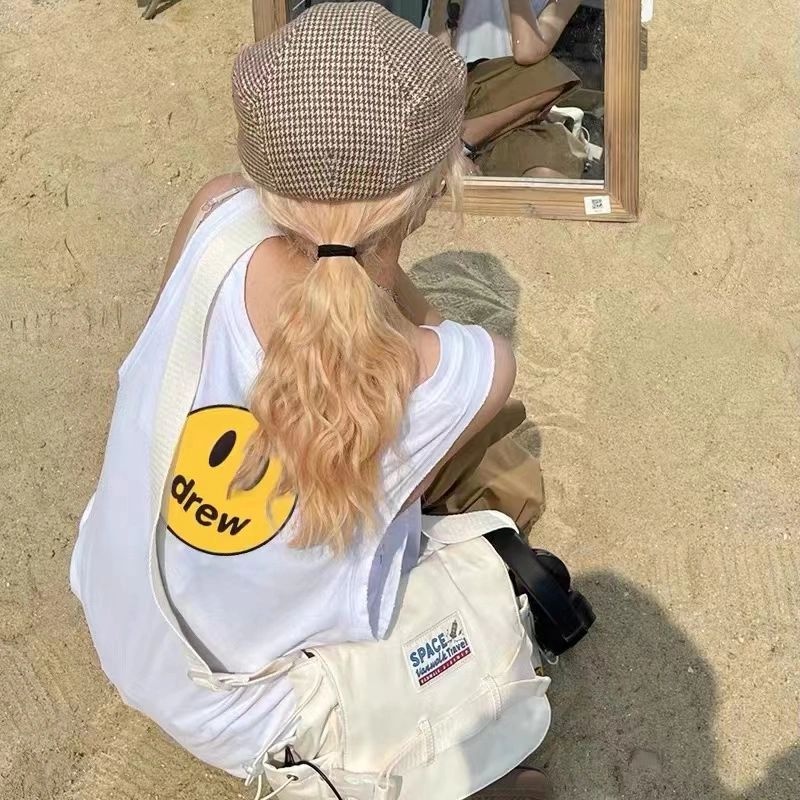 Áo Ba Lỗ In 5D DDREW Mặt Cười Siêu Hot, Cotton Khô Mát Mẻ Du Lịch Trẻ Trung Năng Động