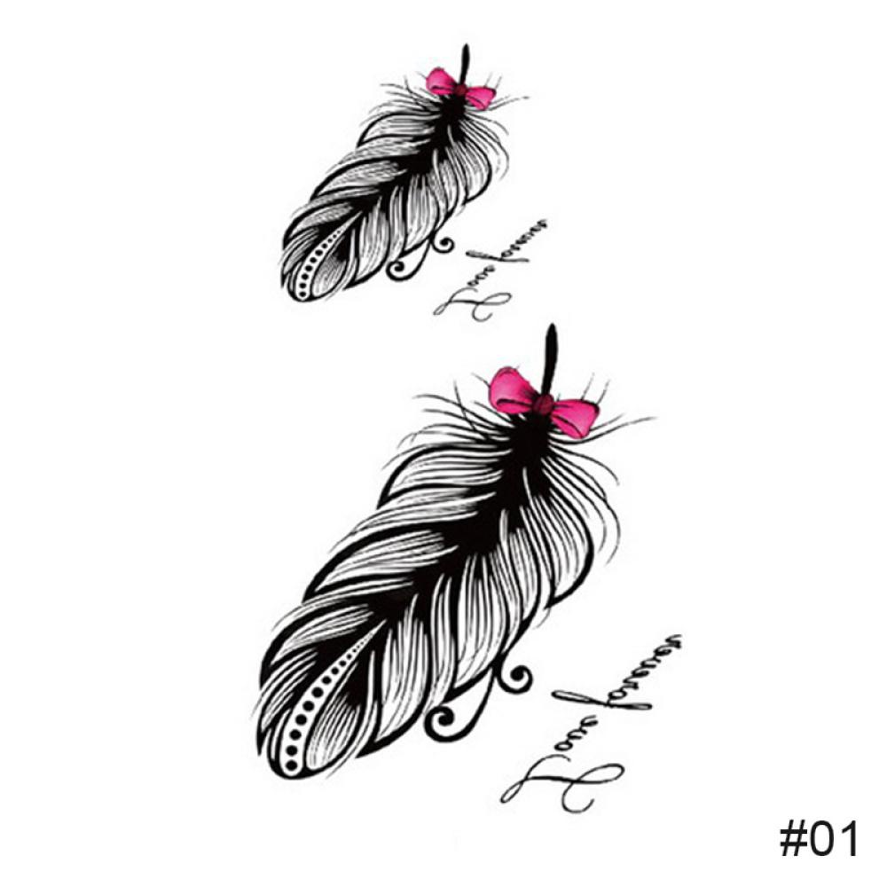 Timekey Hình Xăm Dán Tạm Thời Chống Nước Lâu Trôi Cho Nam Nữ R2U6