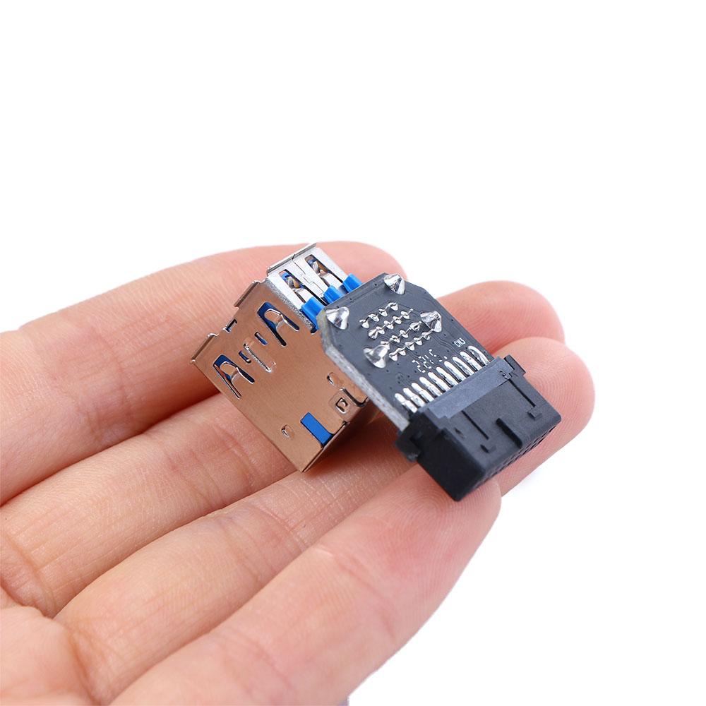 Bo Mạch Chủ AUGUSTINA Chuyển Đổi USB 3.0 Pin Female Sang USB 3.0 A Female 19 20 Pin
