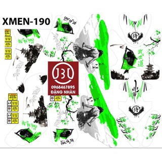 Tem trùm xe điện xmen mã 190 tem độc lạ