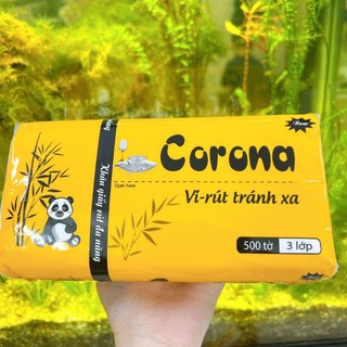 Khăn giấy rút Corona 500 tờ - khăn giấy rút