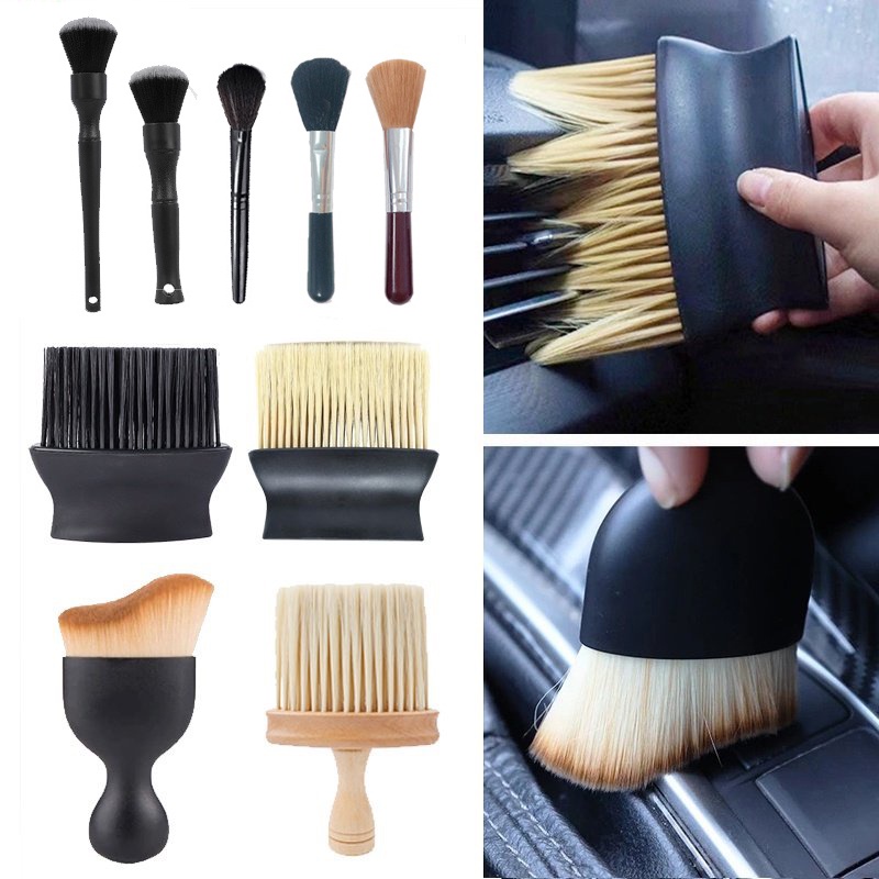 Bàn Chải Nylon Mềm Chất Lượng Cao Vệ Sinh Xe Hơi Đa Năng