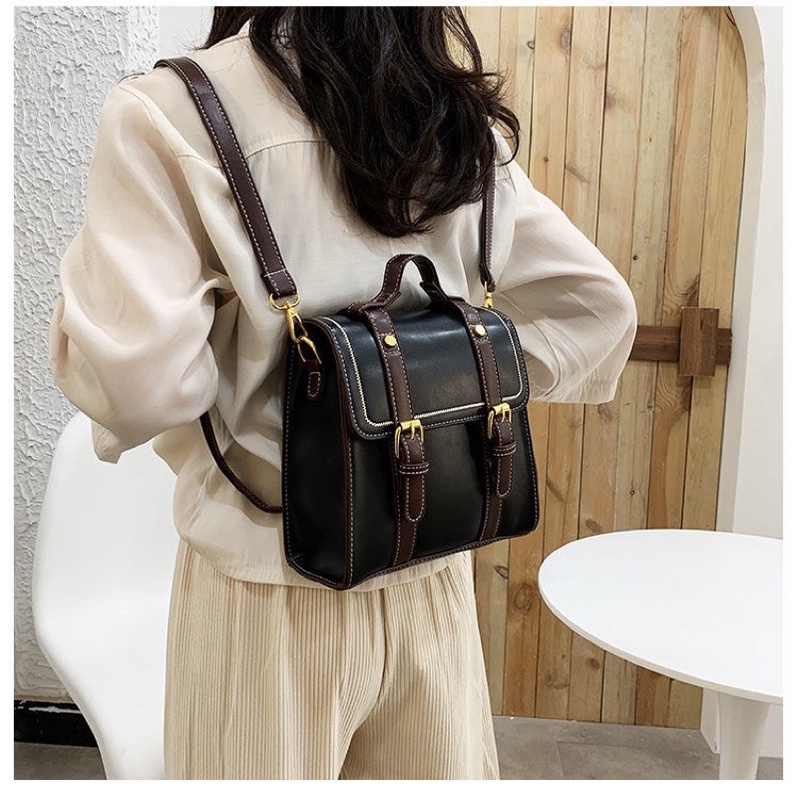 BALO DA BALO MINI THỜI TRANG NỮ VINTAGE BALO DA PU PHONG CÁCH HÀN QUỐC BALO ĐEO CHÉO ULZZANG