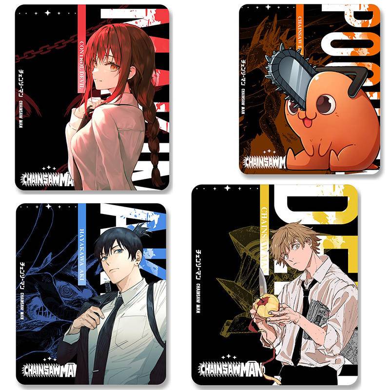 Thảm Da Lót Chuột Chống Trượt In Hình Anime Chainsaw Man Denji Makima Aki Hayakawa Pochita
