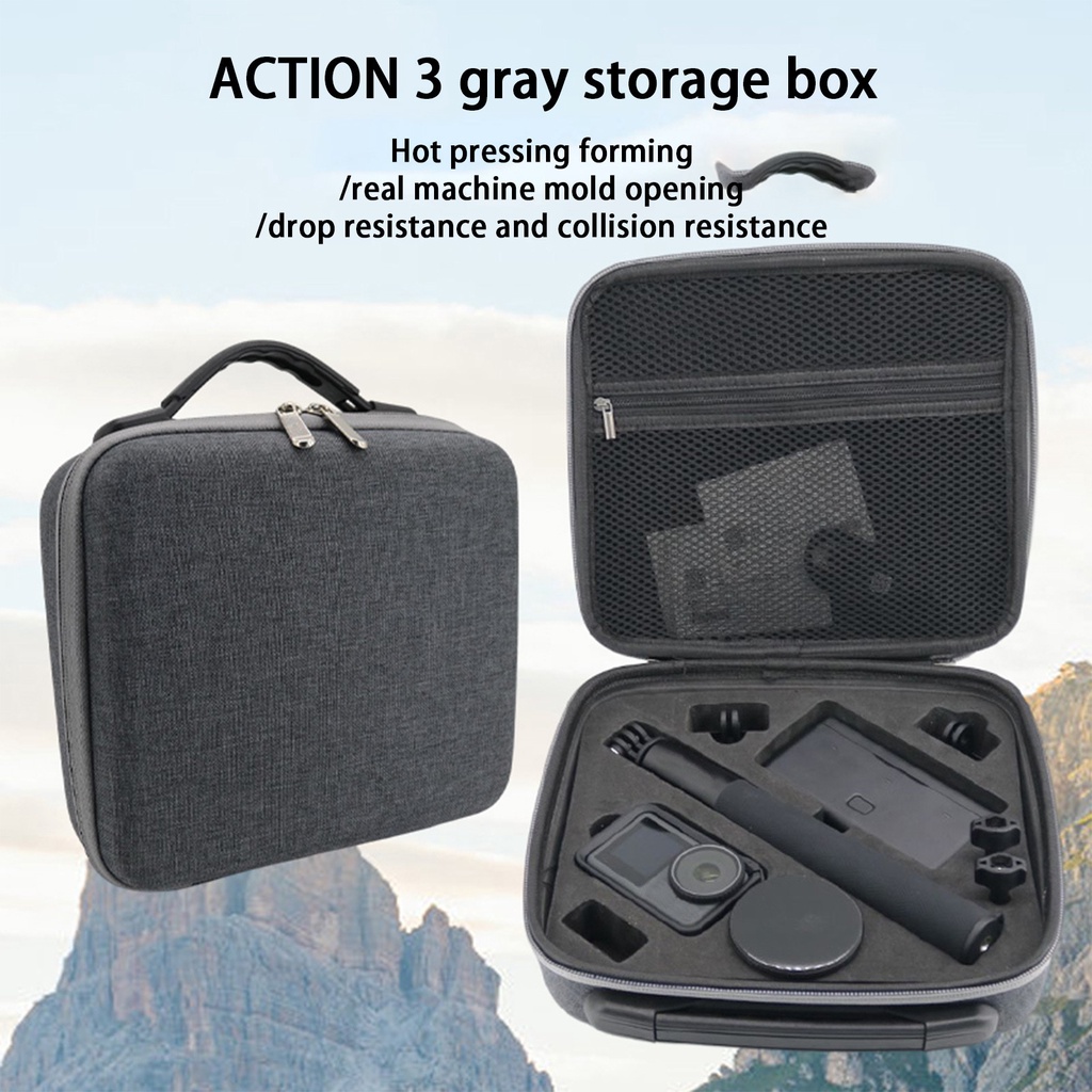 Hộp đựng cho dji action 3/4 túi lưu trữ action camera clutch cho dji o