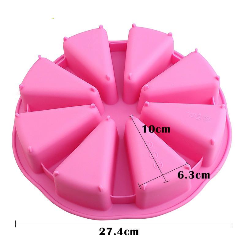 Khuôn Silicone Làm Bánh Donut / Muffin / Cupcake Hình Hoa / Tròn 3D DIY