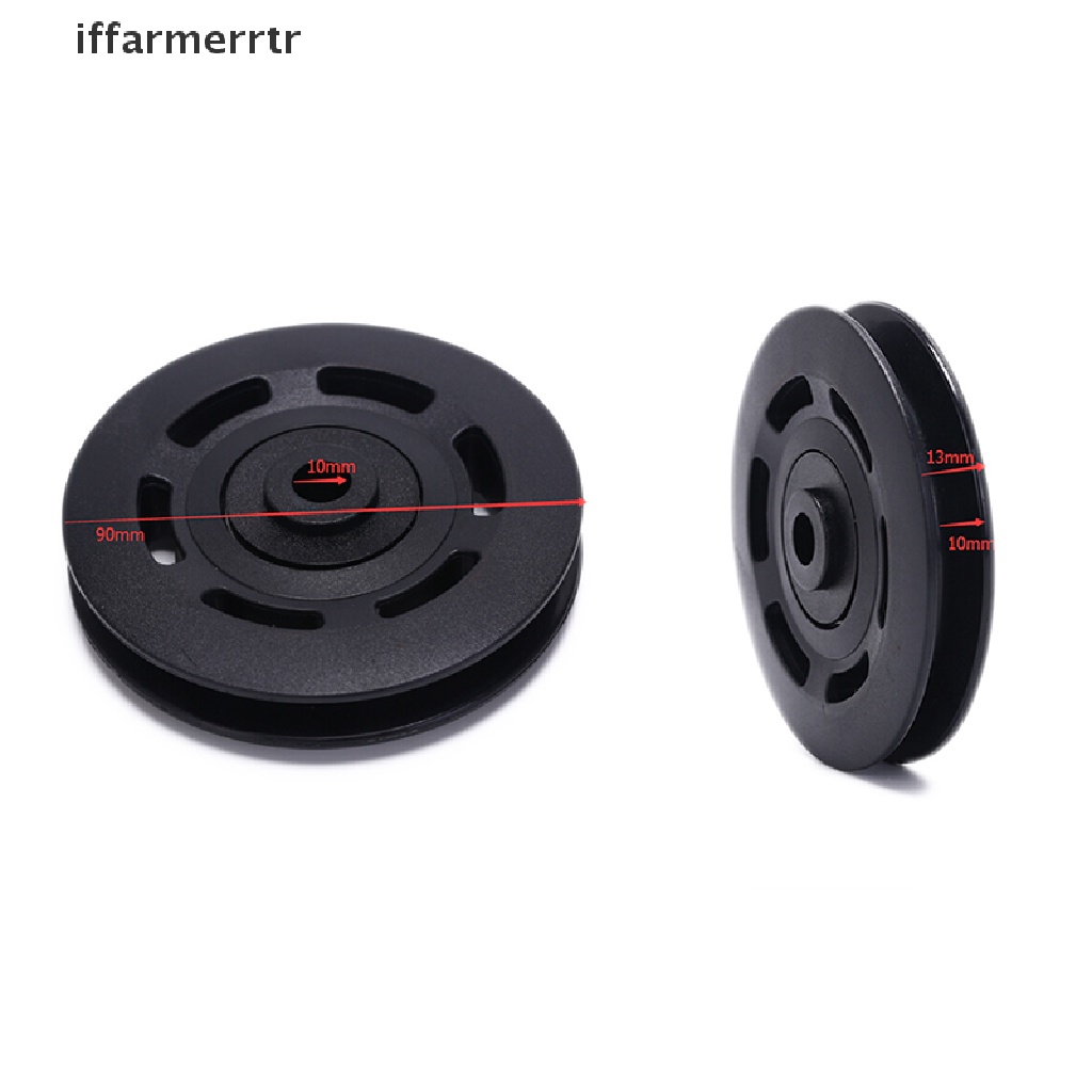 1 Bánh Xe Ròng Rọc Màu Đen 90mm Chống Mòn Dùng Để Tập gym Phụ Kiện Chuyên Dụng Dành Cho Xe Hơi