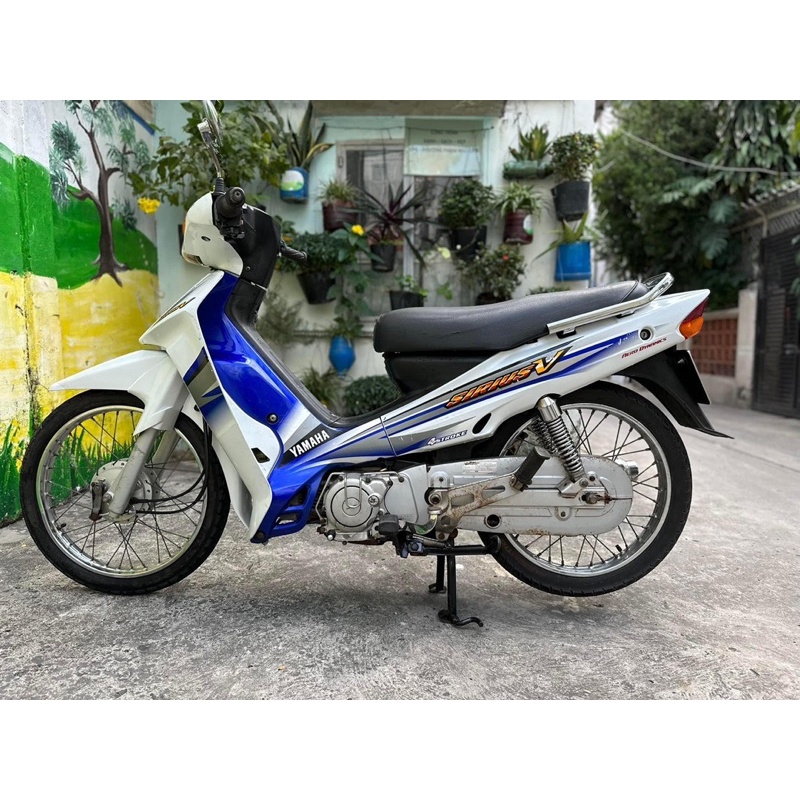 Tem Sirius Đời đầu 2003-2005 5HU Trắng Xanh