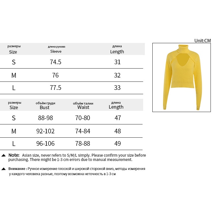 Áo Len Cổ Cao Tay Dài Thời Trang Dành Cho Nữ