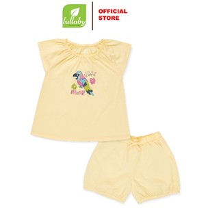 LULLABY - NH145V - Bộ bé gái cổ chun