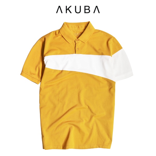 Áo thun Polo nam AKUBA form slimfit, tay ngắn, kiểu dáng sang trọng, chất liệu cotton thoáng mát 01JW038