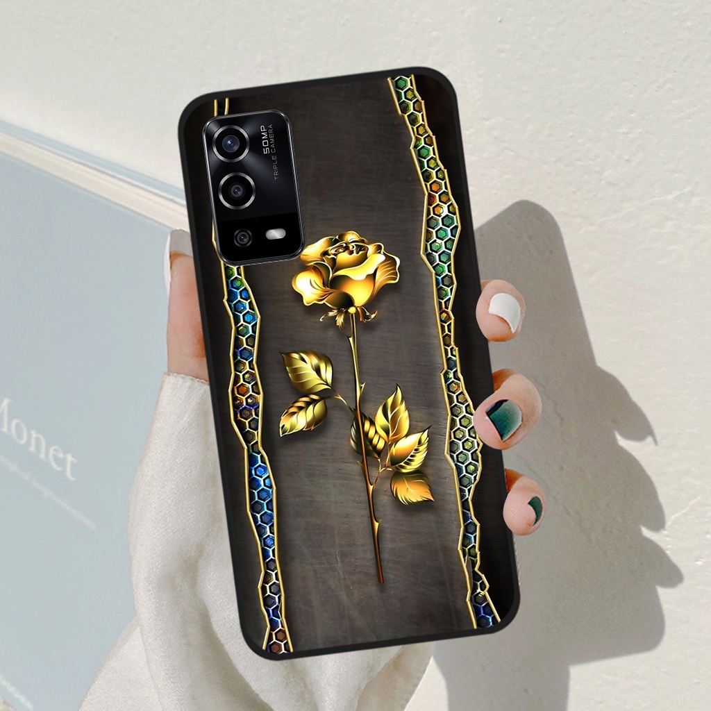 Ốp lưng Oppo A55 / A54, ốp điện thoại oppo hình hoa, hươu nai sang trọng