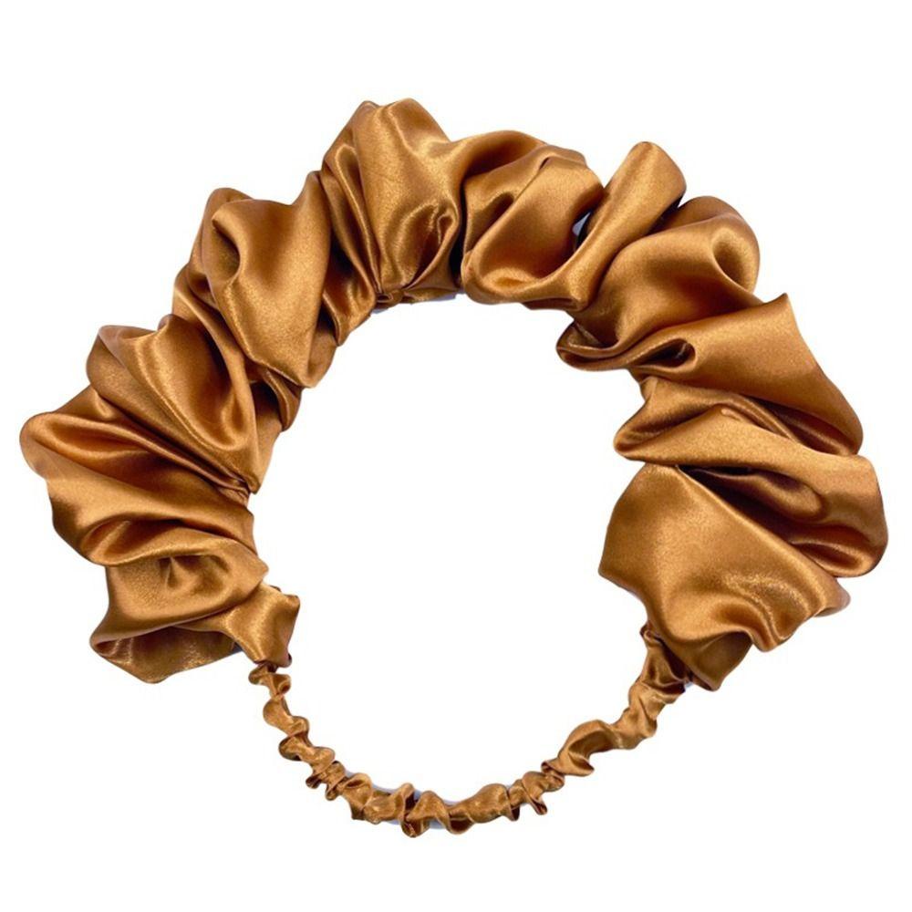 MAXG Băng Đô Cài Tóc Bằng Satin Co Giãn Thời Trang Cho Nữ