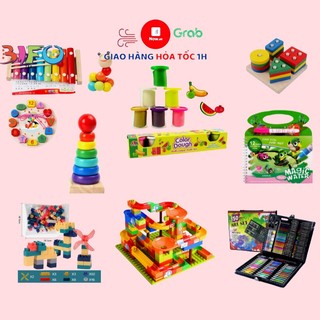 [1-7 Tuổi] Đồ chơi giáo dục, giáo cụ Montessori  đồ chơi thông minh phát triển kĩ năng toàn diện cho trẻ từ 1-7 tuổi