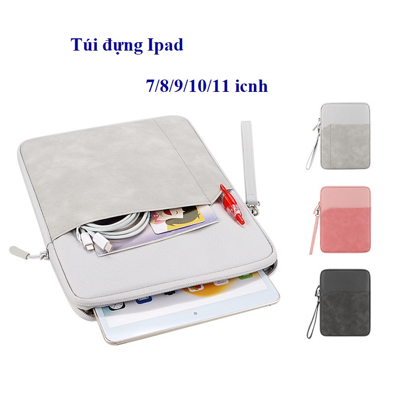 Túi đựng ipad máy tính bảng laptop 7.9/8 inch 10.8/11 inch Gmoonti hàng cao cấp -M125