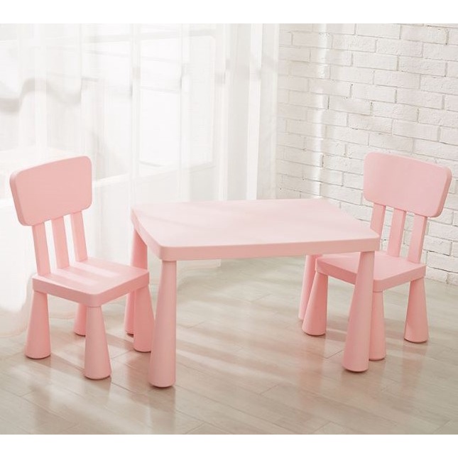 Ghế Nhựa Cao Cấp Màu Xanh Hồng Pastel Cho Bé - Embé Mỡ