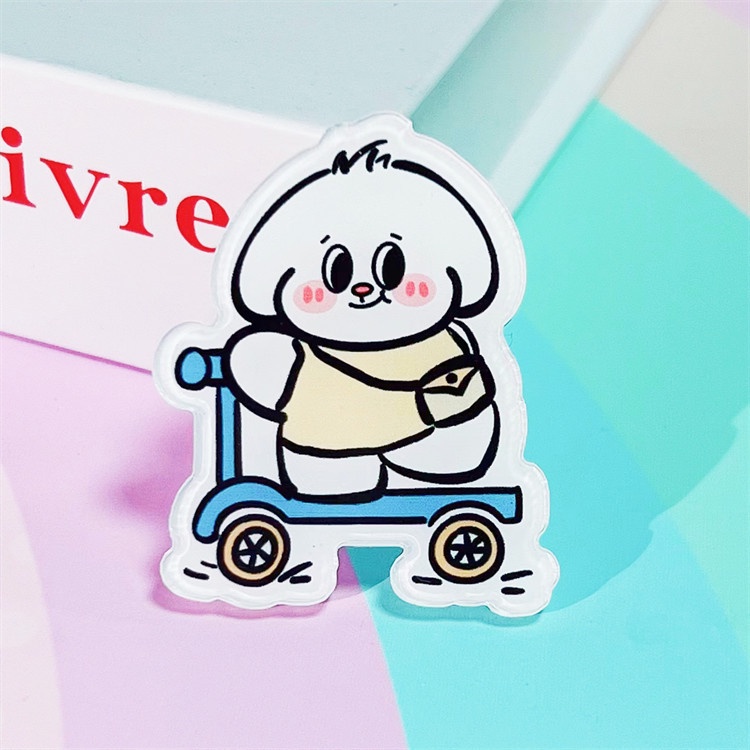 Huy Hiệu Cài Áo Hình Thỏ Hoạt Hình Dễ Thương