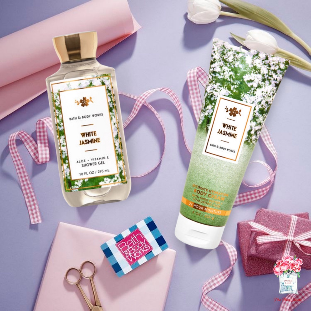 Sữa Tắm Bath & Body Works White Jasmine Hương Thơm Nữ Tính Quyến Rũ Trưởng Thành 295ml