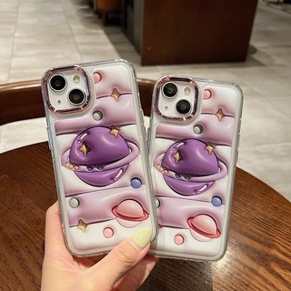Ốp Điện Thoại Silicon Mềm Hình Hành Tinh Cho iPhone 6 6s 7 8 14 Plus 7 + 8 + SE 2020 iPhone X Xr Xs Max 11 12 13 14 Pro Max