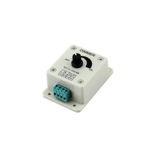 DC 12V 8A LED Light Protect Strip Dimmer Adjustable Brightness Controller