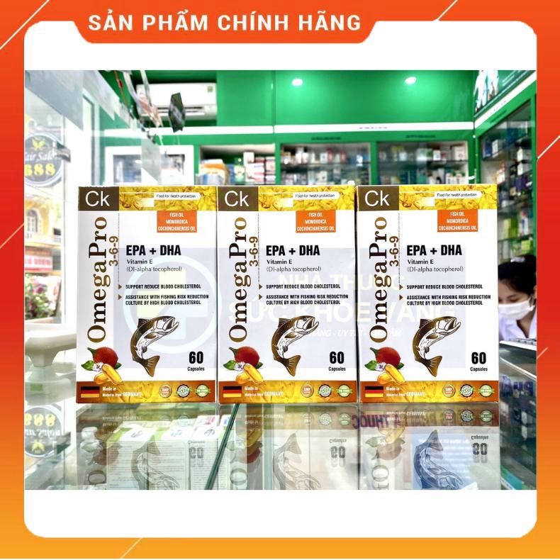 ✅ OMEGA PRO CK 3-6-9 - Sáng Mắt, Bảo Vệ Tim Mạch, Tăng Cường Trí Nhớ