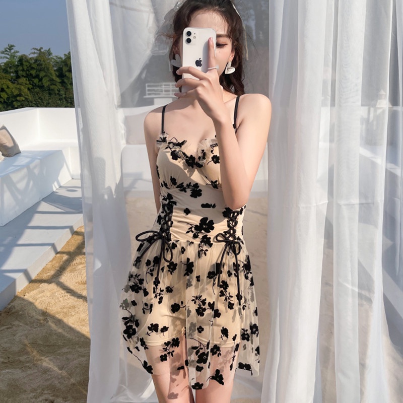 Bộ Đồ Bơi Hai Dây Thiết Kế Quyến Rũ Thời Trang Cho Nữ