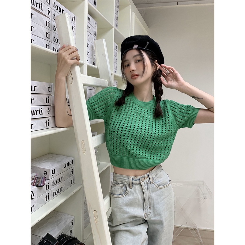 Áo Thun Tay Ngắn Thời Trang Hàn Quốc Cá Tính Cho Nữ