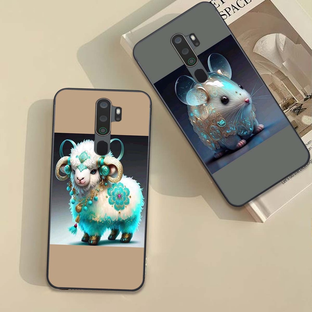 Ốp Oppo A5 2020 / A9 2020 bộ hình 12 con giáp sang trọng