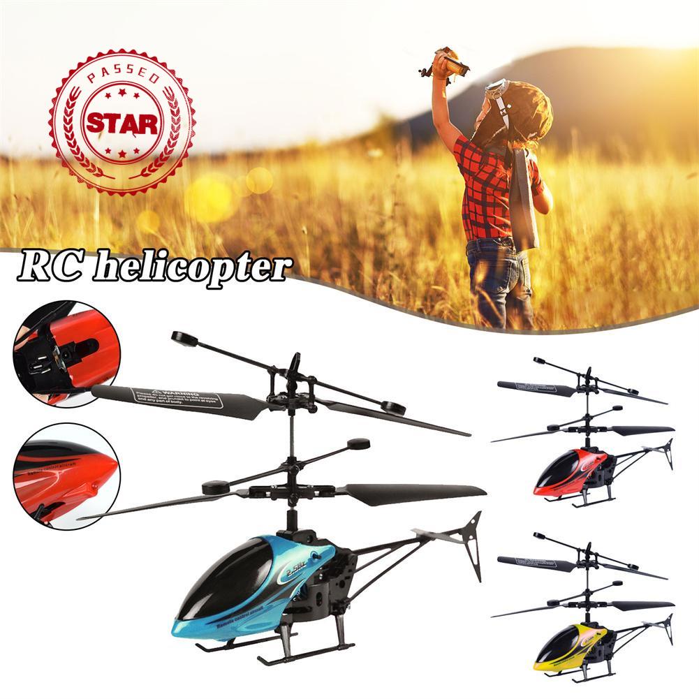Máy Bay Trực Thăng Điều Khiển Từ Xa 2 Chiều Mini Sạc Usb Chống Rơi Có Đèn Cho E5O9